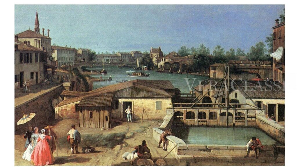 Canaletto "Le Chiuse di Dolo"