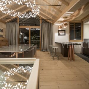 Rosa Alpina, Italy - Chalet Zeno Dining room