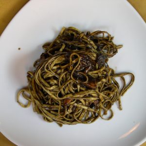 Spaghetti al nero di seppia