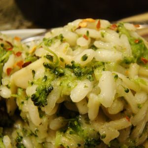 Risotto con broccoli