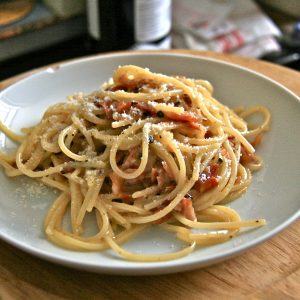 Spaghetti alla Carbonara vegan