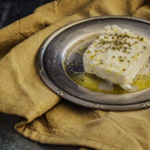 Quadrotti di spinaci con ricotta e feta greca