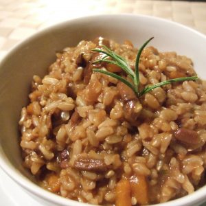 Risotto al topinambur