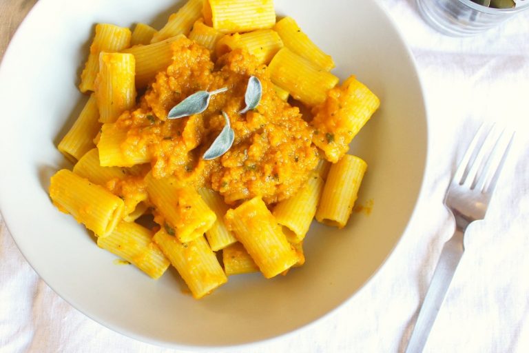 maccheroni zucca