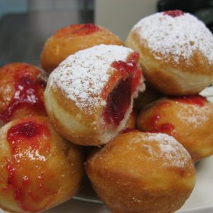 Bomboloni soffici di carnevale