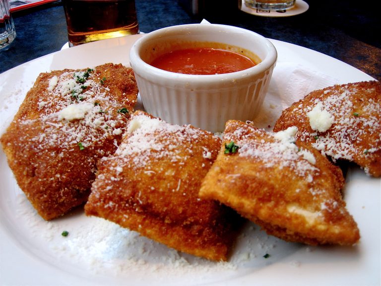 ravioli fritti