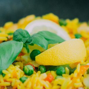 Paella vegetariana