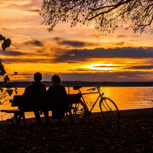 lago di Costanza al tramonto