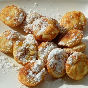 Frittelle con crema di zabaione