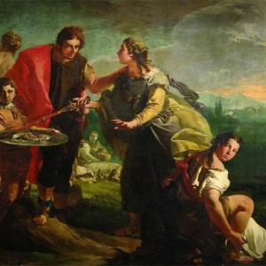 Gian Battista Tiepolo, Ulisse scopre Achille tra le figlie di Licomede, 1724