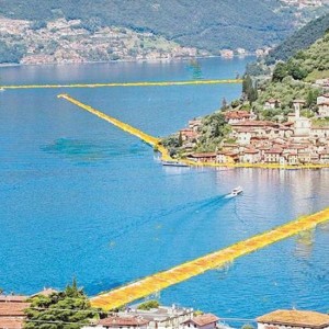 Christo, The Floating Piers: la passerella sul Lago di Iseo