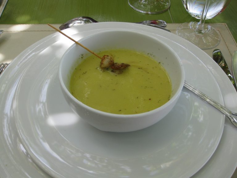 crema di piselli baccalà