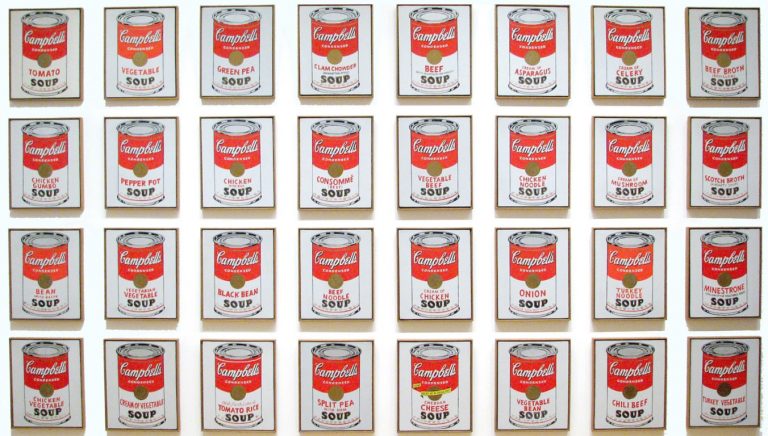 Lattine. Andy Warhol