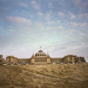 exterior of the Steigenberger Kurhaus Hotel; Scheveningen, Netherlands