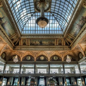 interior of the Steigenberger Kurhaus Hotel; Scheveningen, Netherlands