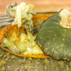 zucca ripiena al forno