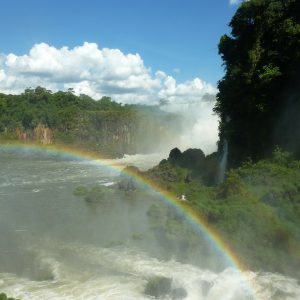 Le cascate di Iguazù, al confine tra Argentina e Brasile