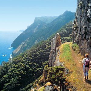 Uno dei meravigliosi percorsi naturalistici con vista sull'Oceano Atlantico