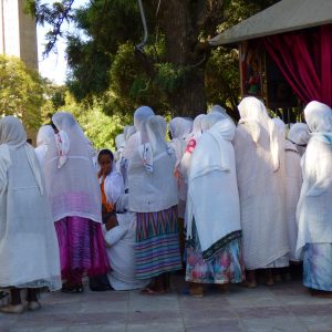 Donne in preghiera ad Axum