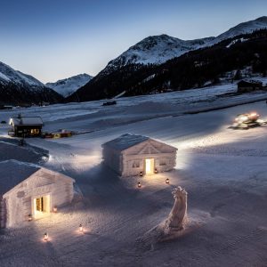 Dormire in uno chalet di ghiaccio a Livigno nell’Hotel Lac Salin