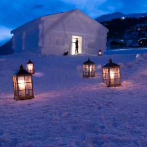 Dormire in uno chalet di ghiaccio a Livigno nell’Hotel Lac Salin