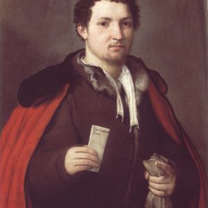 Lorenzo Lotto - Ritratto di gentiluomo con lettera (Fioravante Avogaro)