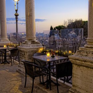 Casina Valadier a Roma: cena con splendida vista sulla Città Eterna