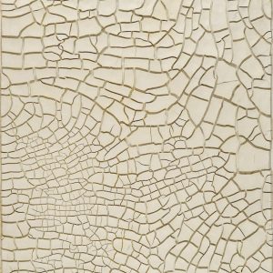 Alberto Burri: Cretto G3, 1975, Acrovinilico su cellotex, cm 172x151 (175x154x7,5). Fondazione Palazzo Albizzini Collezione Burri
