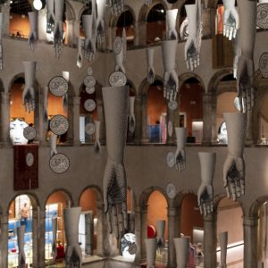 L’installazione di Barnaba Fornasetti e Valeria Manzi al Fondaco dei Tedeschi