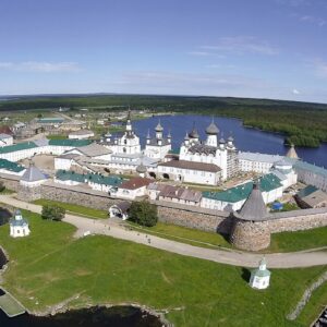 Il percorso delle stelle al Monastero Solovetski in Russia