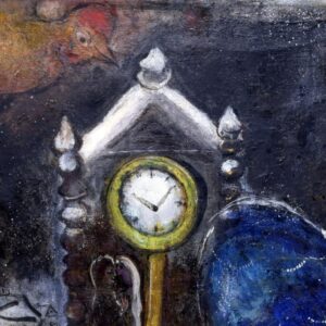 Marc Chagall, La pendola dall’ala blu, 1949, Parigi, collezione privata © Chagall ®by SIAE 2020