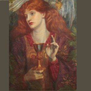 la dama del graal di Dante Rossetti