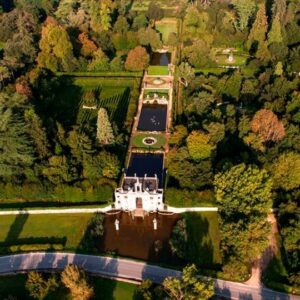 Giardino di Valsanzibio dall'alto