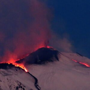 etna in eruzione