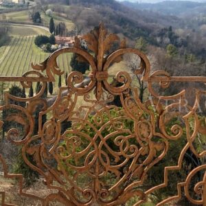 Il Castello di San Salvatore a Susegana e le colline del Prosecco