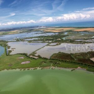 Veduta aerea della Laguna di Caorle