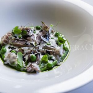  Seppiole del Mare Adriatico con piselli al latte di cocco 