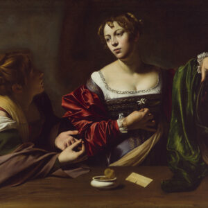 Michelangelo Merisi detto Caravaggio
Marta e Maria Maddalena
1598
olio su tela; 100x134,5 cm
Detroit (USA), Detroit Institute of Art
Crediti: Detroit Institute of Arts, USA / Photo ©
Detroit Institute of Arts/ Bridgeman Images