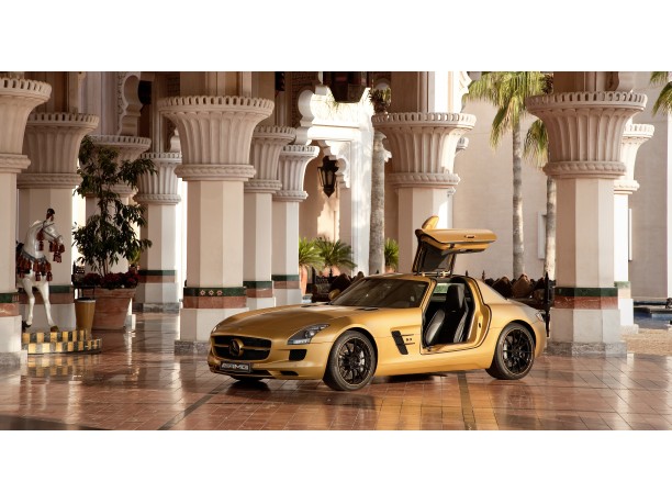 Mercedes SLS AMG “Desert Gold”