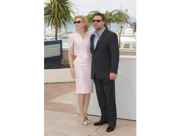 Russell Crowe e Cate Blanchett a Cannes