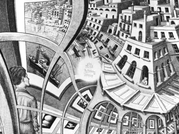 Escher in mostra al Chiostro del Bramante