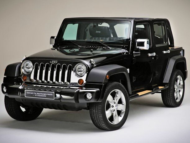 Jeep Wrangler Nautic Blanche Nautic Noir al Salone nautico di Parigi