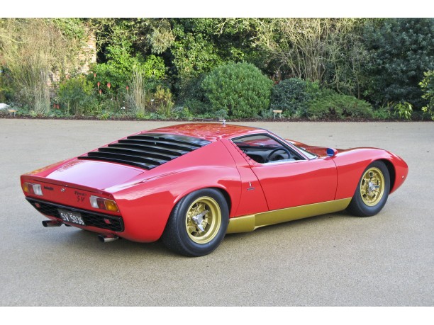 Lamborghini Miura auto d’epoca, esclusivo modello del 1972