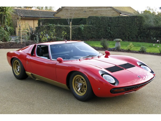 Lamborghini Miura auto d’epoca, esclusivo modello del 1972