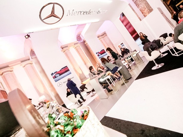 Mercedes CLA alla settimana della moda di Milano febbraio 2013