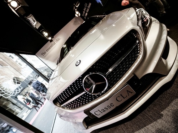 Mercedes CLA alla settimana della moda di Milano febbraio 2013