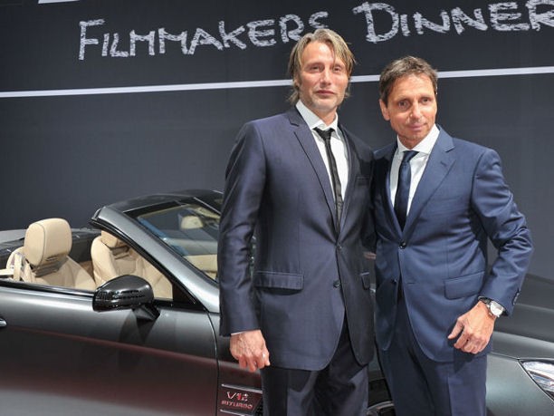 Mercedes rivestite in oro al Festival di Cannes 2012