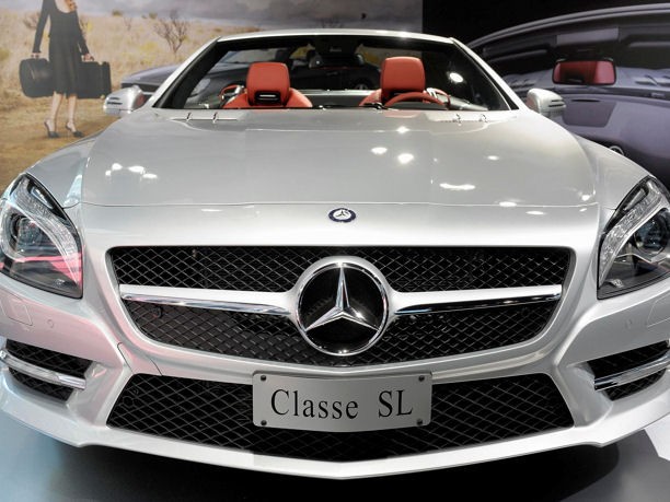 Nuova Mercedes SL debutta alla Milano Moda Donna